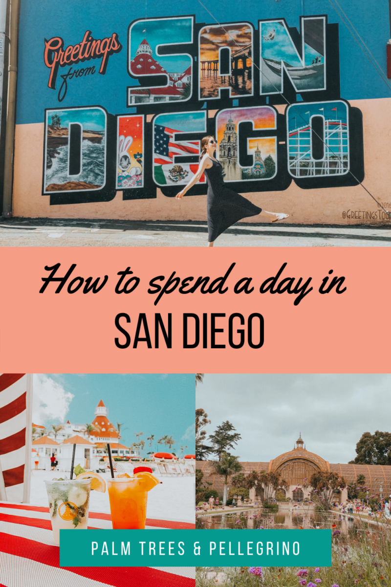 How to spend one day in San Diego itinerary - Palm Trees & Pelllegrino